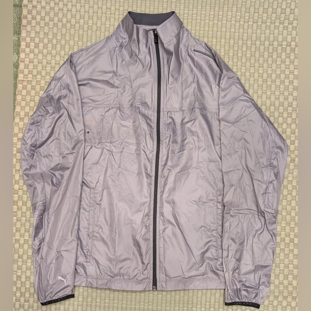 Porsche Designs x Puma SS19 Lightweight Windbreaker Jacket Gray Men's Size Small